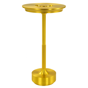 Veioză birou/noptieră premium New-line-essentials, aluminiu, finisaj alamă, 29 cm, IP20, auriu